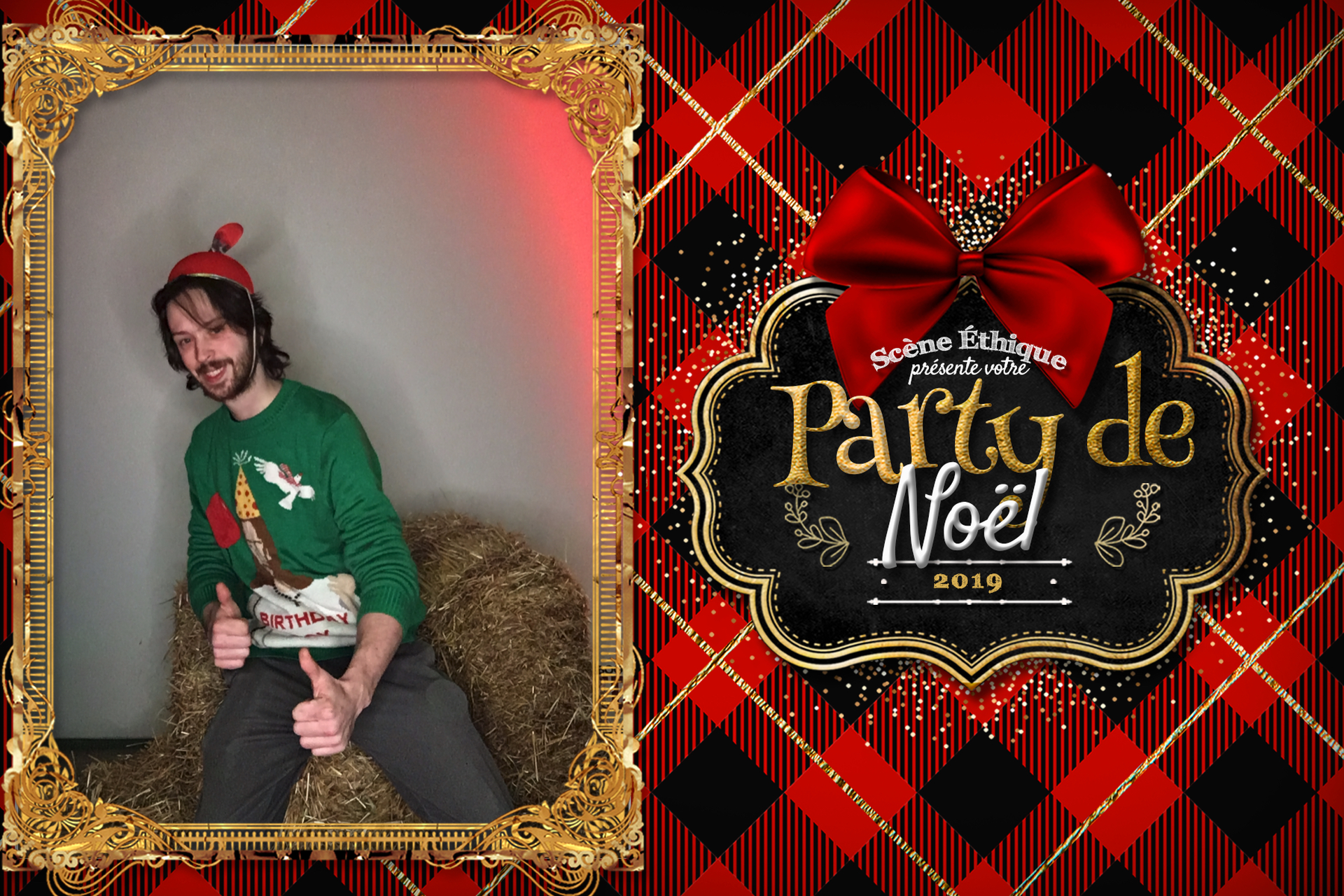Party de Noel - SE Fabrication | View more photos from the event at album.pbooth.red/u/Photobooth-RED/Party-de-Noel-SE-Fabrication